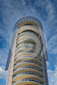 Round Balconies on Condo Tower