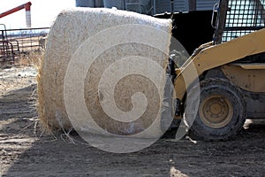 Round Bale to be moved