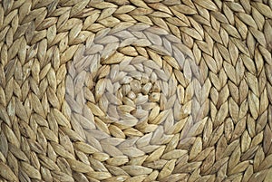 Round basketwork background