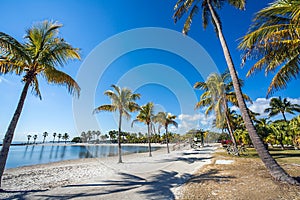 The Round Beach at Matheson Hammock County Park Miami