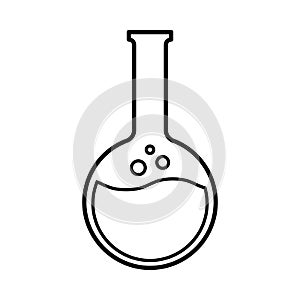 Round bottom flask. Icon