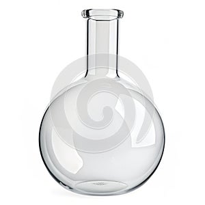 Round Bottomed Flask 3D Icon isolated on white background photo