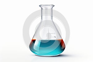 Round-bottomed Laboratory flask. Generate Ai