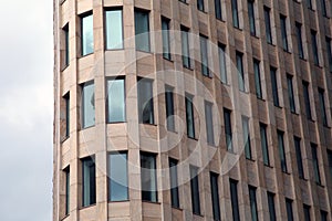 Round building of brown stone