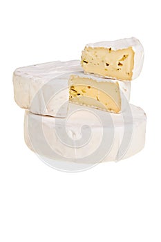 Round camembert cheese. photo