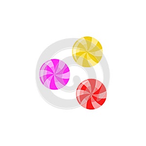 Round candy lozenges icon. Element of sweet icon for mobile concept and web apps. Detailed Round candy lozenges icon can be used