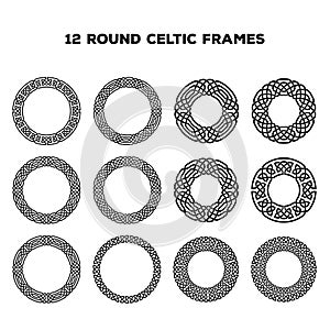 Round Celtic Frames