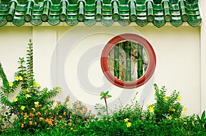 Round Chinese window