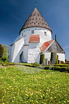 Round church Ols Kirke St. on Bornholm