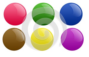 Round Circle Buttons