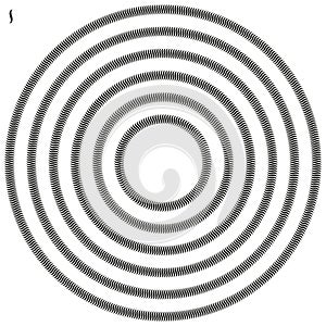 Round circular border frame in a range of sizes.