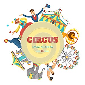 Round Circus Composition
