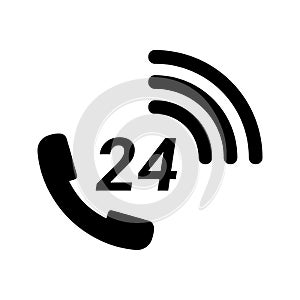 Round-the-clock Support Icon