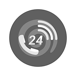 Round-the-clock Support Icon