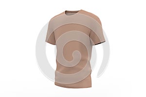 Round collared shirt mock up