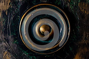 Round Coloreful Indian Wooden knob