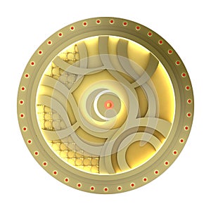 Round design decoration element
