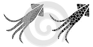 Round Dot Calmar Icon Collage