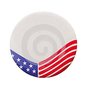 USA Flag Election Button