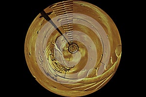 Round figurative image