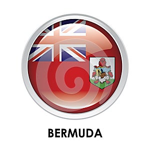Round flag of Bermuda