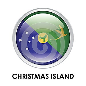 Round flag of Christmas Island