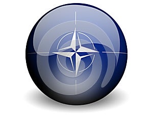Round Flag of Nato