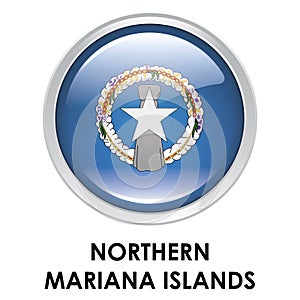 Round flag of Northern Mariana Islands