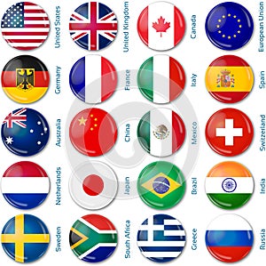 Round flags popular