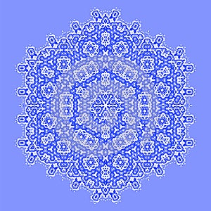 Round Geometric Ornament