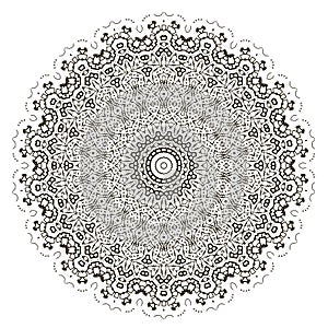 Round Geometric Ornament