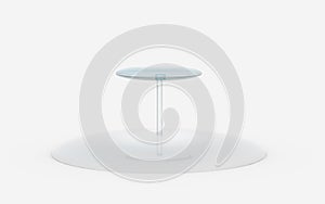 Round of glass tiers stand