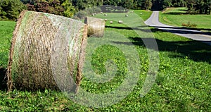 Round Hay Bales