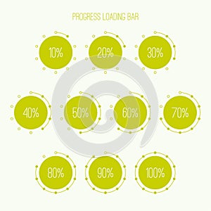 Round loader bar