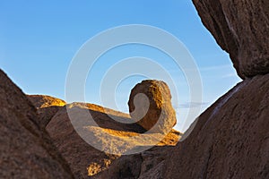 Round loose rcok at Spitzkoppe