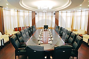 Round meeting room