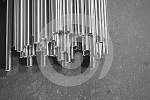 Round metal tube