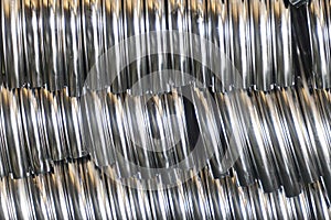 Round metal tube