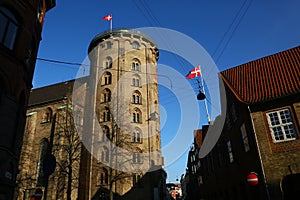 round monument tower in copenhagen denmark