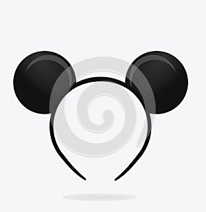 Round mouse ears mask