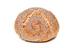Round multigrain bread bun