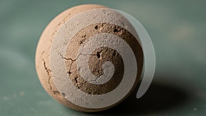 Lighting highlights the texture casting a subtle shadow on the