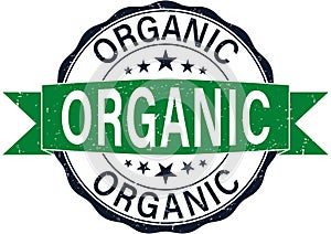 Round organic rubber stamp web badge