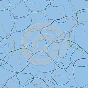 Round pattern. Oval, circle style design