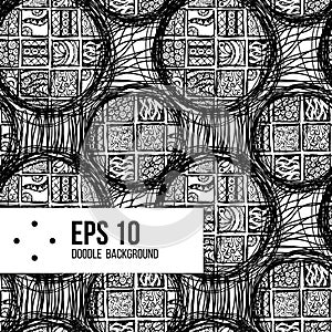 Round Patterned Mayar Background