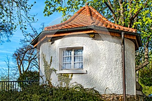 Round Pavilion made of stone