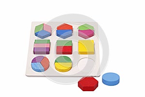 Round puzzle fit round hole