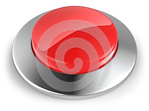 Round red button