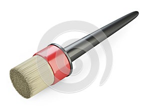 Round repair brush with plastic handle, painting tool