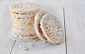 Round rice cakes